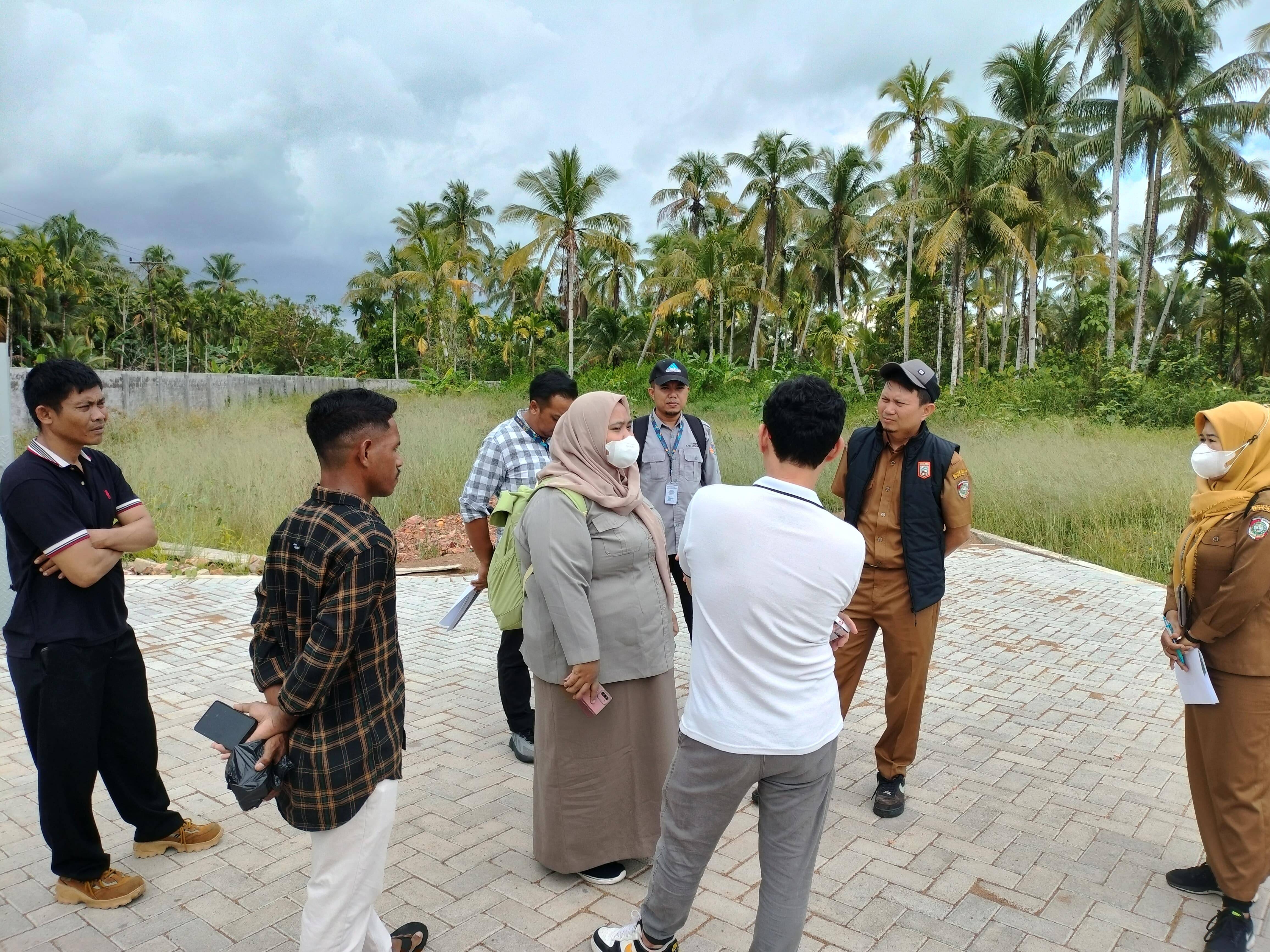 Peninjauan Lapangan Permohonan Persetujuan Kesesuaian Kegiatan Pemanfaatan Ruang (PKKPR) oleh saudara Tanto untuk Peternakan ayam