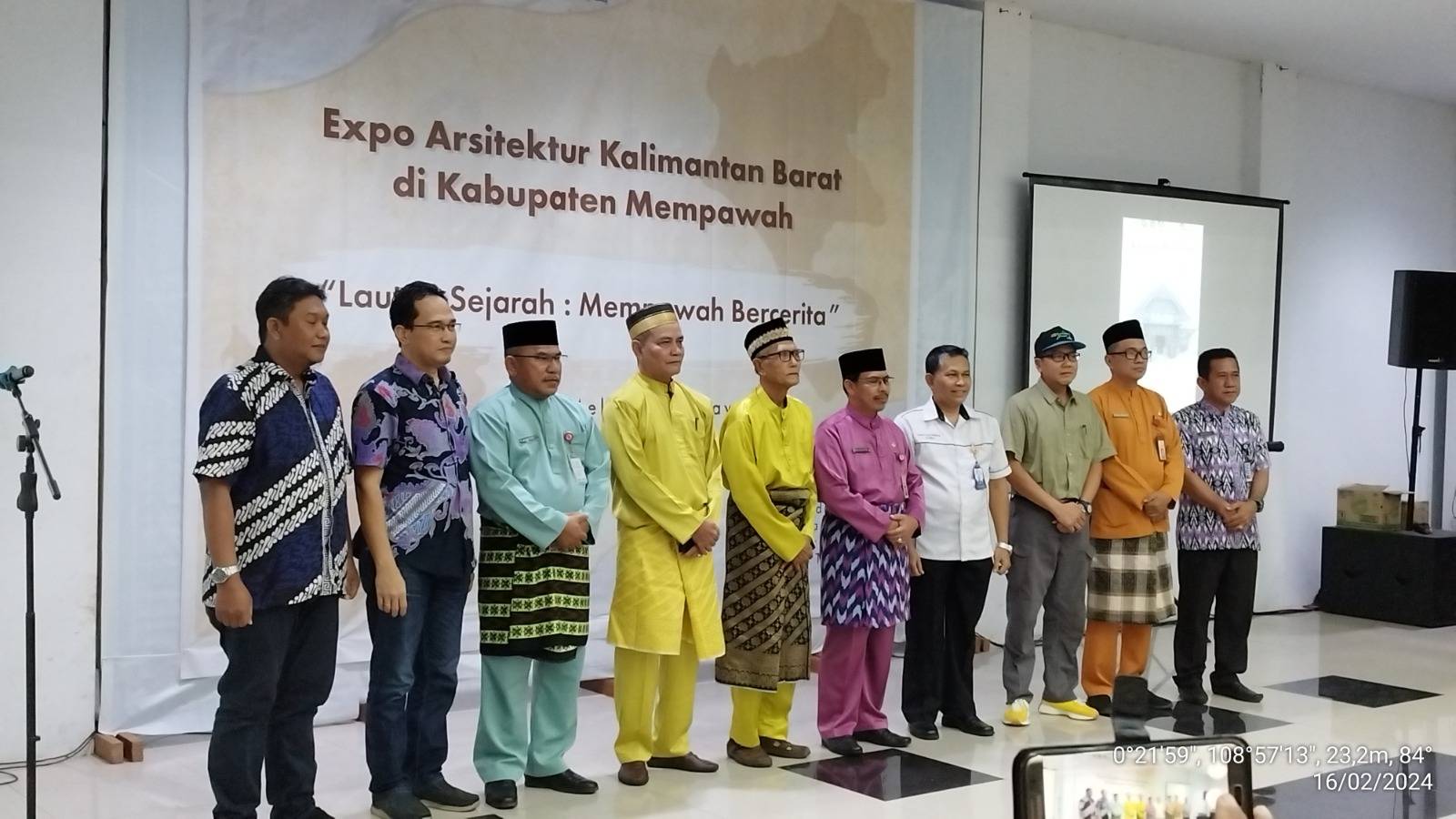 Pelaksanaan Expo Arsitektur Tahun 2024 di Kabupaten Mempawah di Rumah Budaya Mempawah