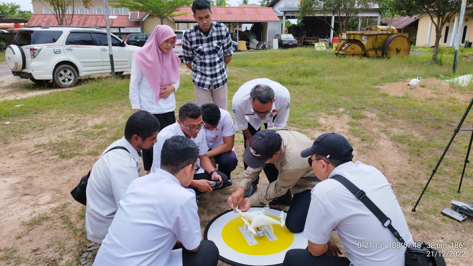 Pelatihan Drone untuk Pemetaan Dasar di lingkungan Pemerintah Kabupaten Mempawah